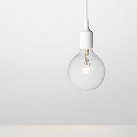 Muuto Suspension E27 blanc