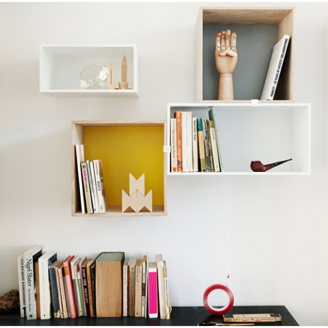 etagere mini stacked large muuto blanc