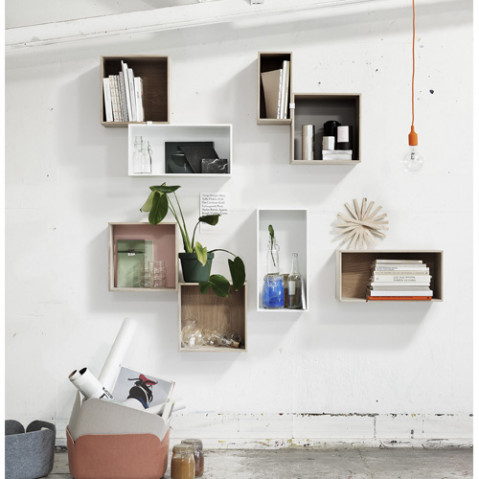 etagere mini stacked medium muuto frene kaki