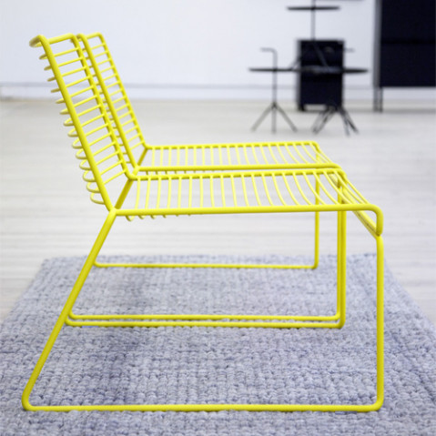 fauteuil bas hee hay gris