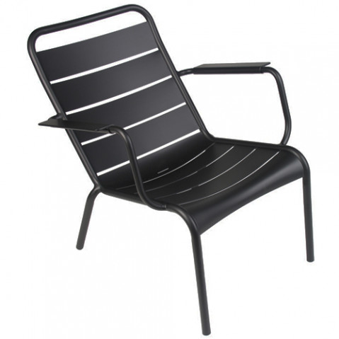 fauteuil bas luxembourg fermob reglisse