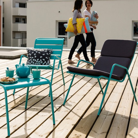 fauteuil bas monceau fermob piment