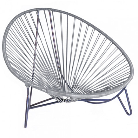 fauteuil bas tulum boqa gris