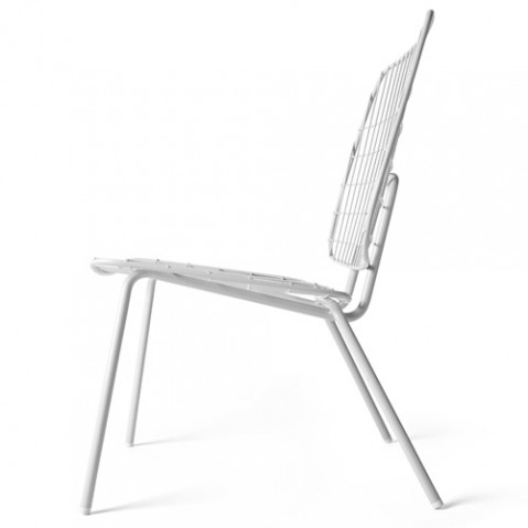 fauteuil bas wm string lounge menu blanc