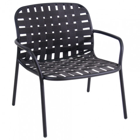 fauteuil bas yard emu noir
