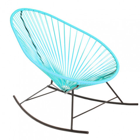 fauteuil bascule celestun boqa bleu ciel