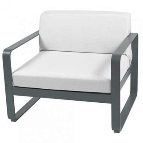 fauteuil bellevie fermob gris orage
