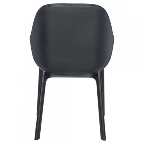 fauteuil clap pvc kartell noir gris