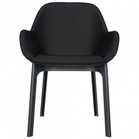 fauteuil clap pvc kartell noir noir
