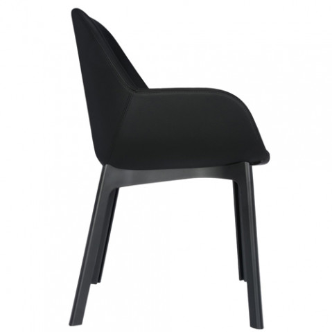 fauteuil clap pvc kartell noir noir