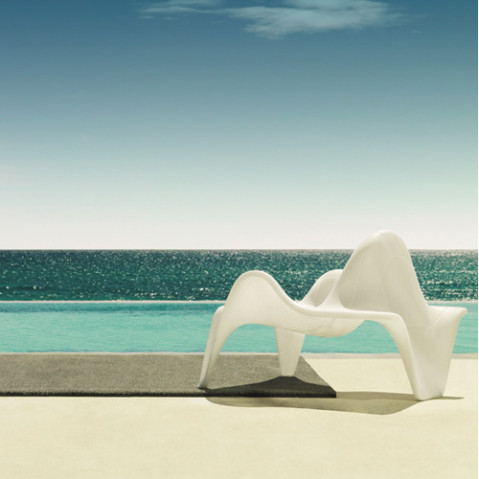 fauteuil f3 vondom acier