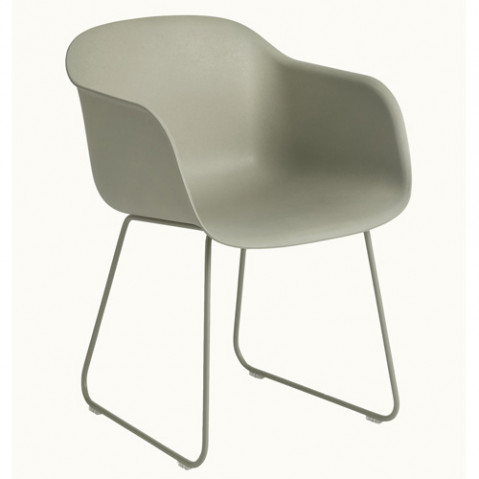 fauteuil fiber luge muuto vert
