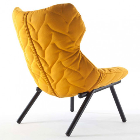 fauteuil foliage blanc kartell trevira gris