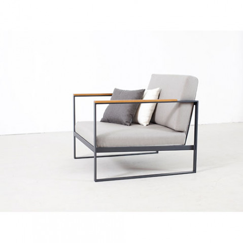 fauteuil garden easy roshults taupe