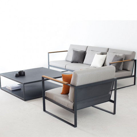 canape 2 places garden easy roshults gris