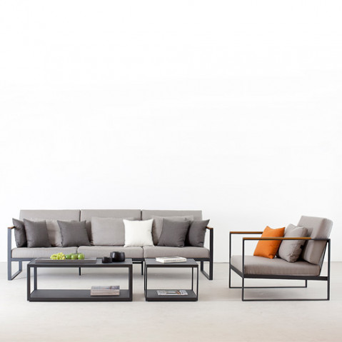 canape 2 places garden easy roshults gris