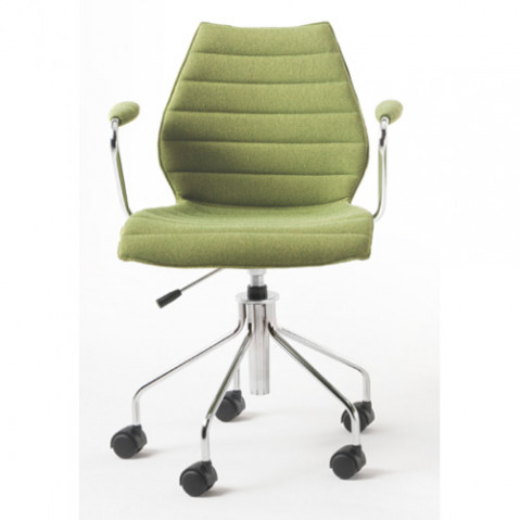 fauteuil roulettes maui soft kartell vert