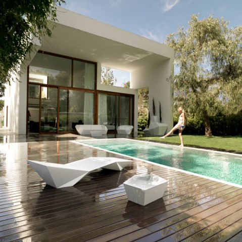 Faz Bain De Soleil Design Vondom Blanc