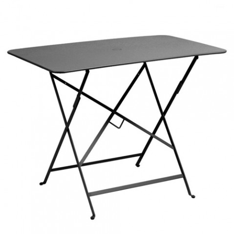 table plianteb bistro 97x57cm fermob carbone