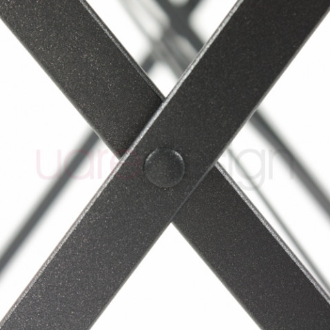 table pliante bistro 117 77cm fermob carbone