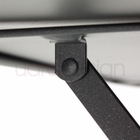 table pliante bistro 117 77cm fermob carbone