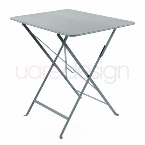 table bistro 77 57 fermob gris orage