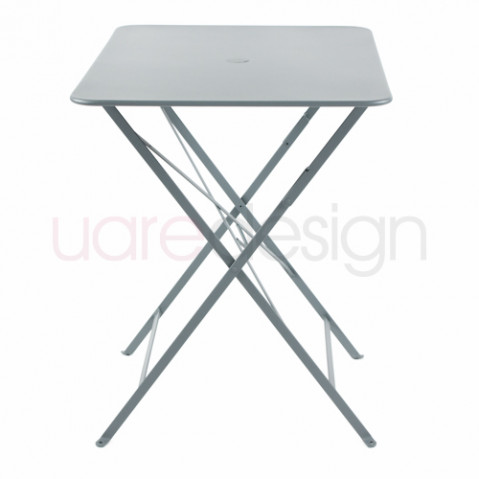 table bistro 77 57 fermob gris orage