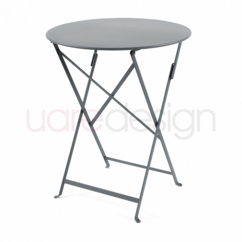 Bistro Table Ronde 60 Design Fermob Gris Orage