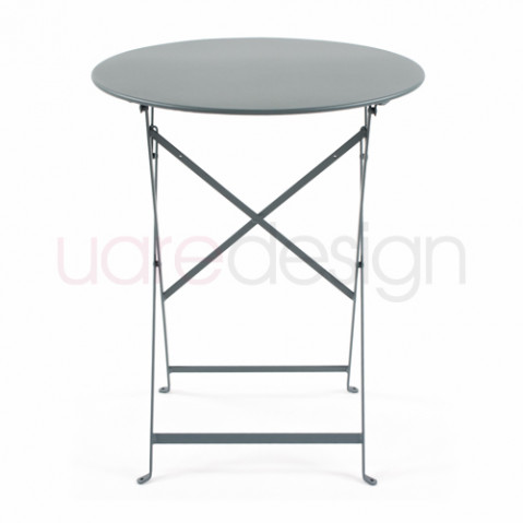 Bistro Table Ronde 60 Design Fermob Gris Orage