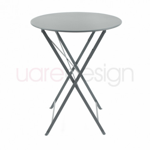 Bistro Table Ronde 60 Design Fermob Gris Orage