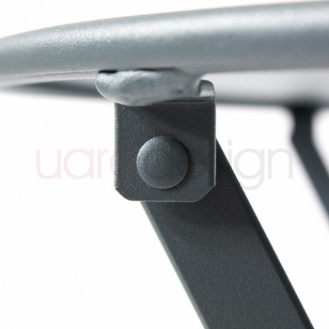 Bistro Table Ronde 60 Design Fermob Gris Orage
