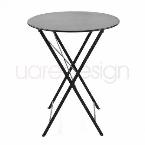 Bistro Table Ronde 60 Design Fermob Noir