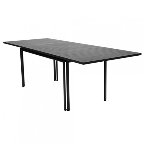 table a allonge costa fermob carbone