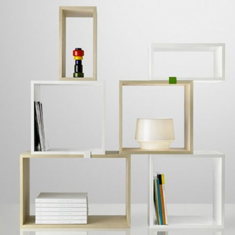Stacked Medium Etagere Design Muuto Blanc