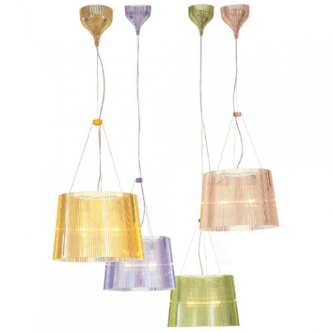 Gè Suspension Design Kartell Bleu