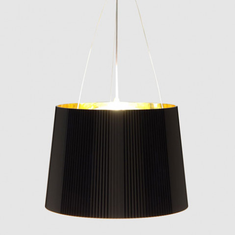 Gè Suspension Design Kartell Noir Doré