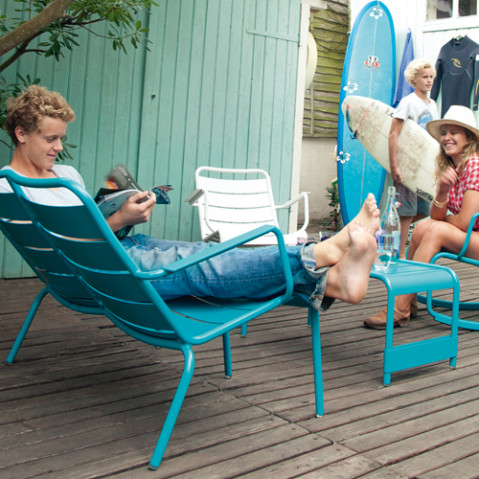 grande table basse luxembourg fermob gris orage