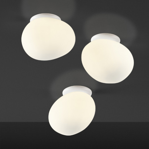 Gregg Media Plafonnier Foscarini Blanc