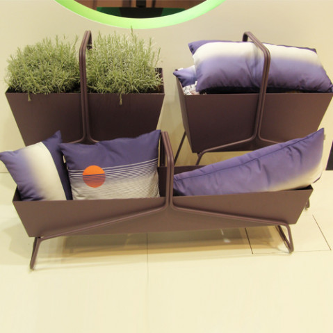 jardiniere basket long fermob muscade