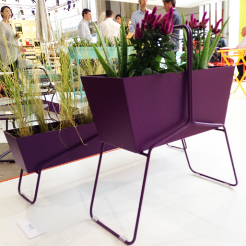 jardiniere basket long fermob muscade