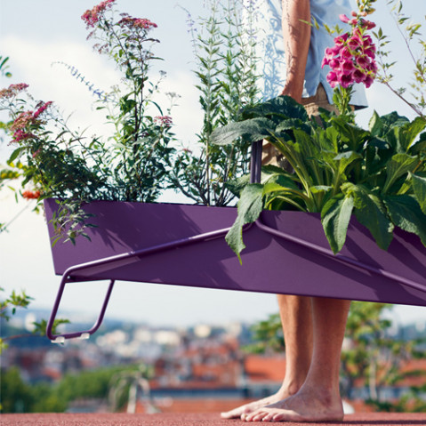 jardiniere basket long fermob tilleul
