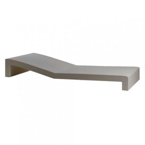 Jut tumbona Vondom bain de soleil design gris