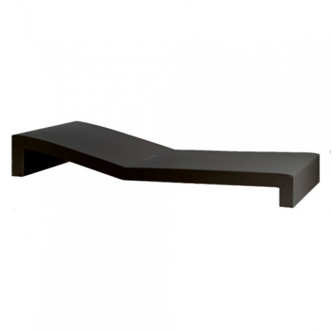 Jut tumbona Vondom bain de soleil design noir