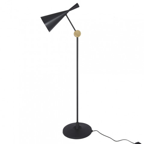 lampadaire beat light tom dixon noir laiton