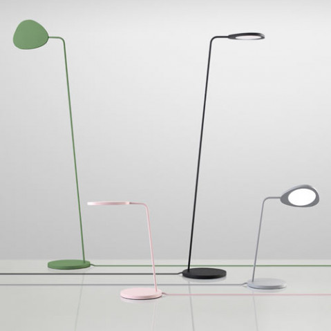 lampadaire leaf muuto noir