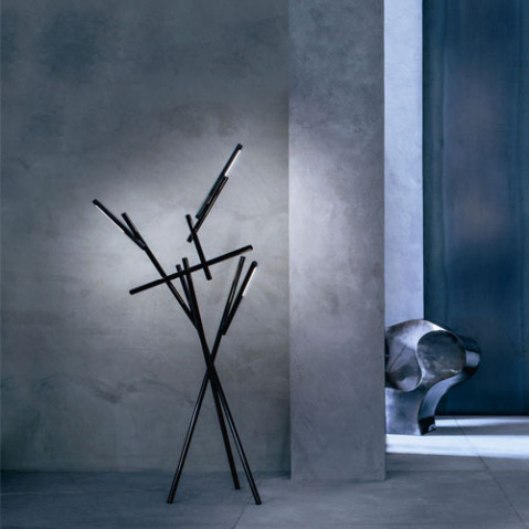 lampadaire tuareg foscarini noir