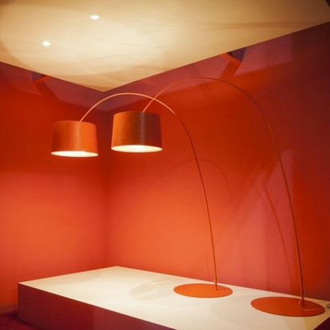lampadaire twiggy foscarini cramoisi