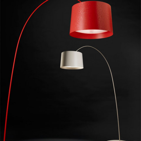lampadaire twiggy led foscarini grege