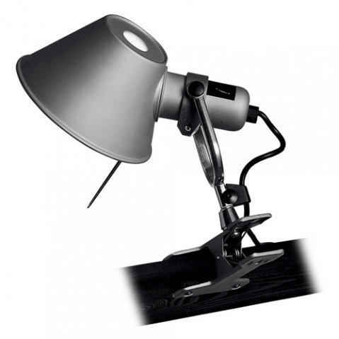lampe pince tolomeo pinza artemide halogene aluminium