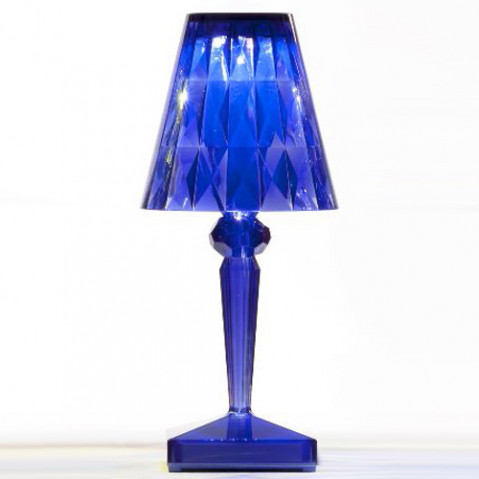 lampe poser battery kartell bleu